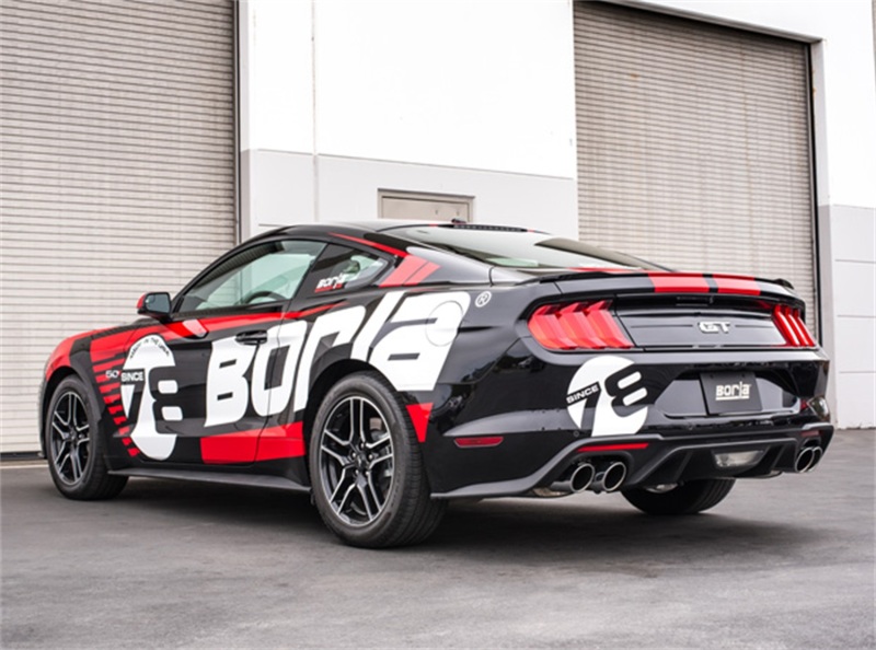 Borla 2018 Ford Mustang GT 5.0L AT/MT 3in ATAK Catback Exhaust w/ Valves - Image 8