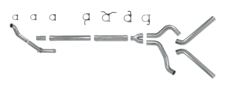 Diamond Eye KIT 4in TB MFLR RPLCMENT PIPE DUAL SS 94-97 5 7 3L F250/F350 PWRSTROKE NFS W CARB STDS - Image 5