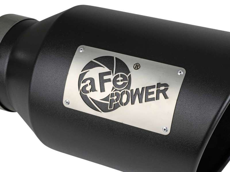 aFe Power Universal 5in Inlet 8in Outlet MACH Force-XP Clamp-On Exhaust Tip - Black - Image 5