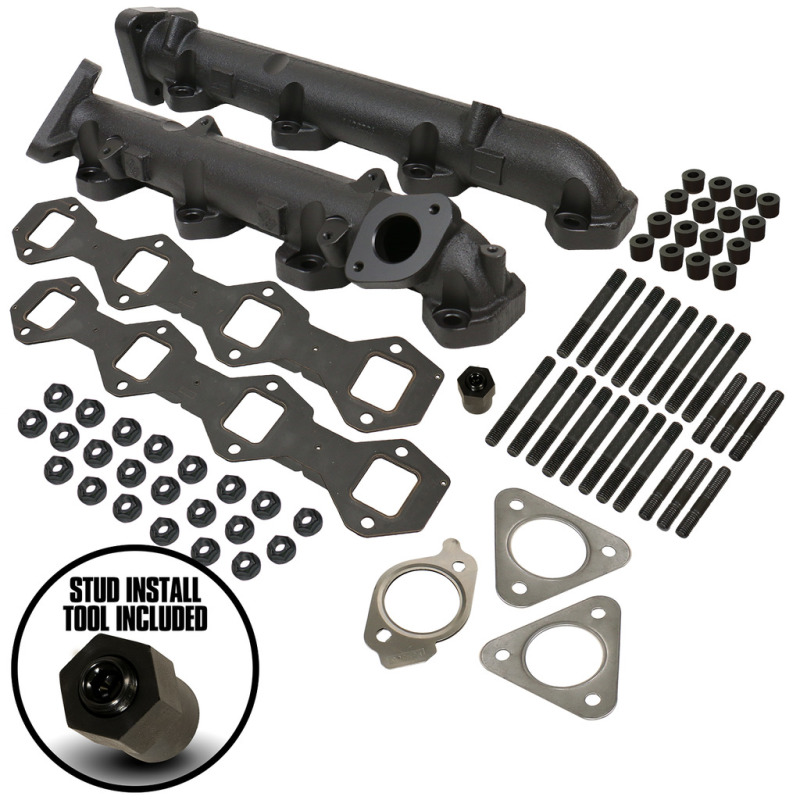 BD Diesel Exhaust Manifold Kit - Ford 2011-2014 F250/F350/F450/F550 6.7L PowerStroke - Image 3