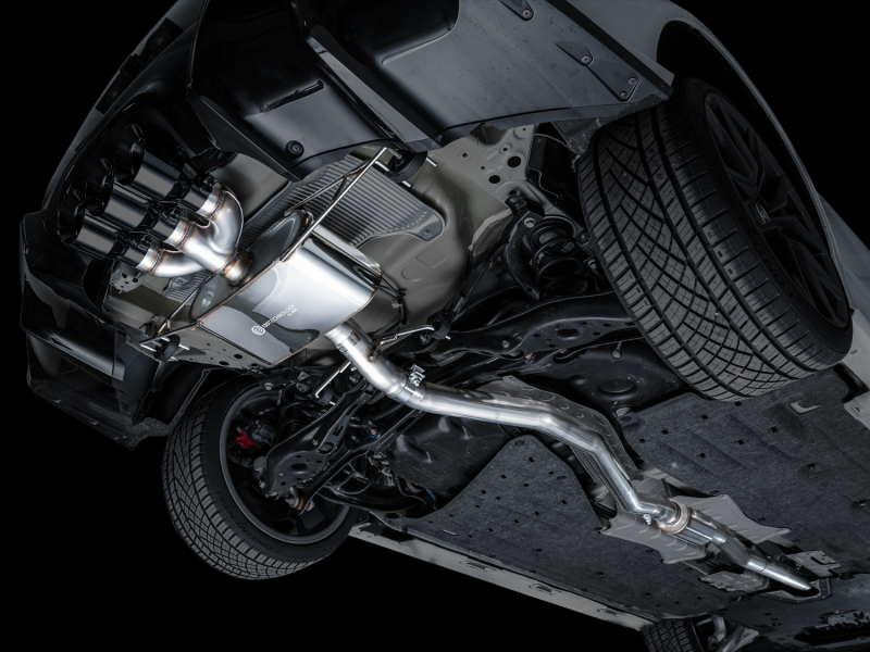 AWE Tuning 2024 Acura Integra Type S DE5 FWD Touring Edition Exhaust w/ Triple Diamond Black Tips - Image 2
