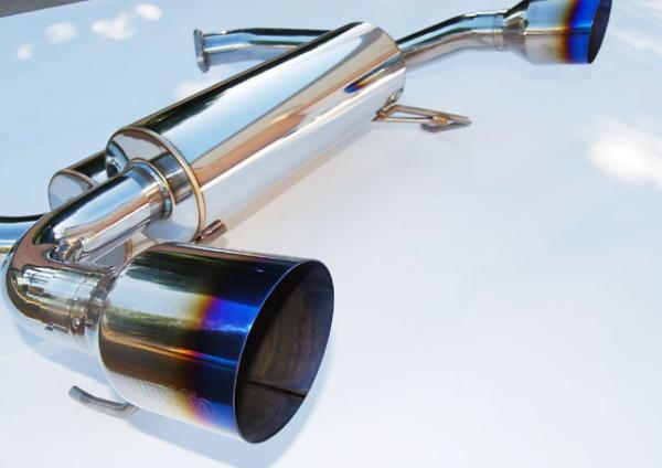 Invidia 09+ 370Z Gemini Single Layer Titanium Tip Cat-back Exhaust - Image 2