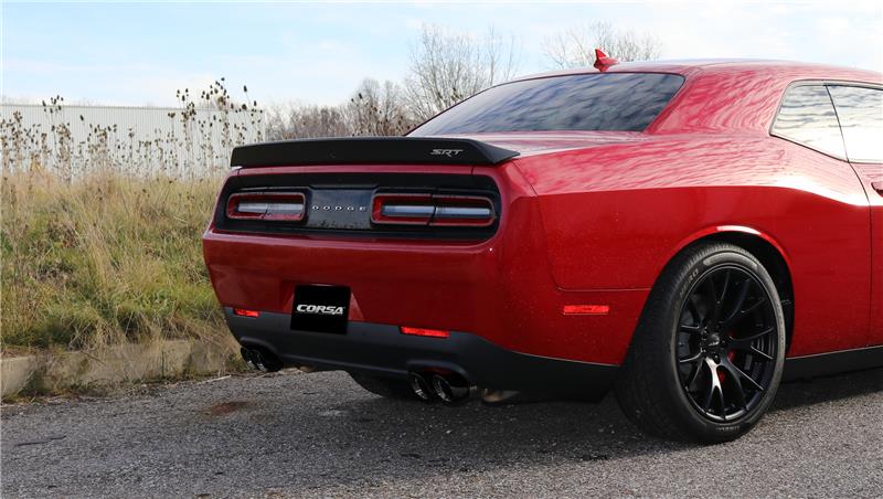 Corsa 2015-2023 Dodge Challenger Hellcat Dual Rear Exit Extreme Exhaust w/ 3.5in Polished Tips - Image 8