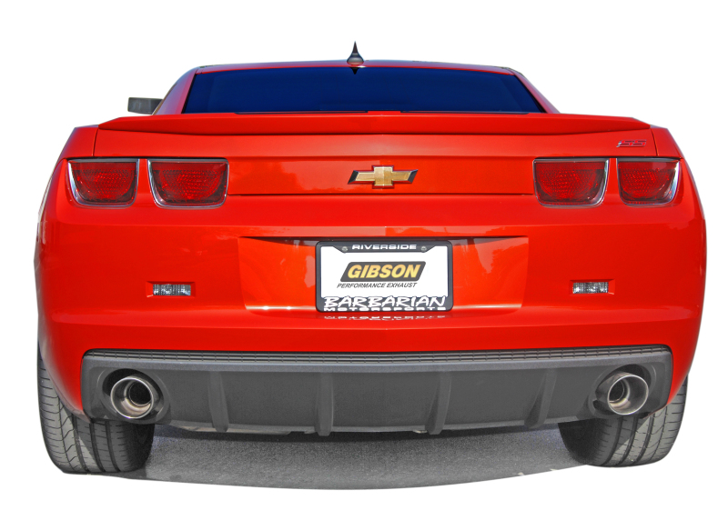 Gibson 2010 Chevrolet Camaro SS 6.2L 2.25in Cat-Back Dual Exhaust - Stainless - Image 2