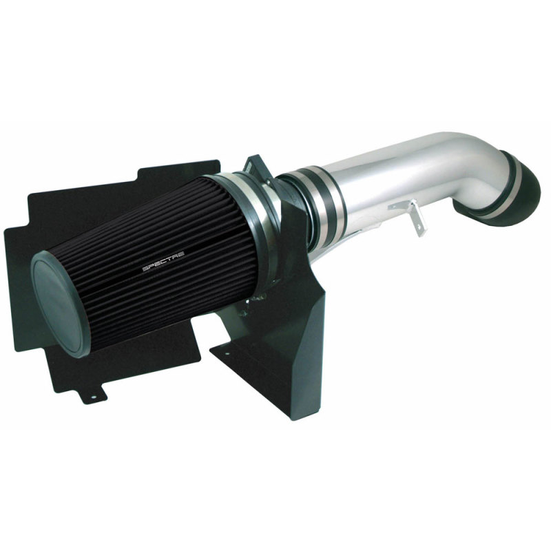 Spectre 99-07 GM Truck V8-4.8/5.3/6.0L F/I Air Intake Kit - Clear Anodized w/Black Filter - Image 2