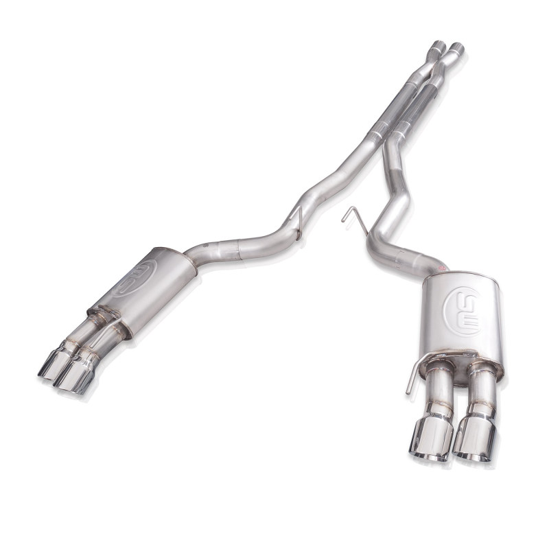 Stainless Works 18+ Ford Mustang GT Redline X-Pipe Performance Connect Cat-Back Exhaust - Image 2