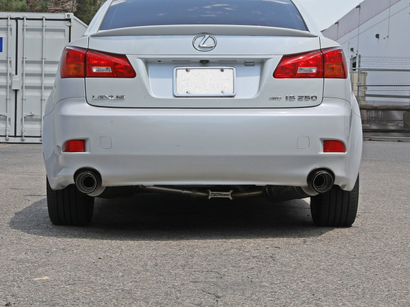 aFe POWER Takeda 06-13 Lexus IS250/IS350 SS Axle-Back Exhaust w/ Carbon Tips - Image 5