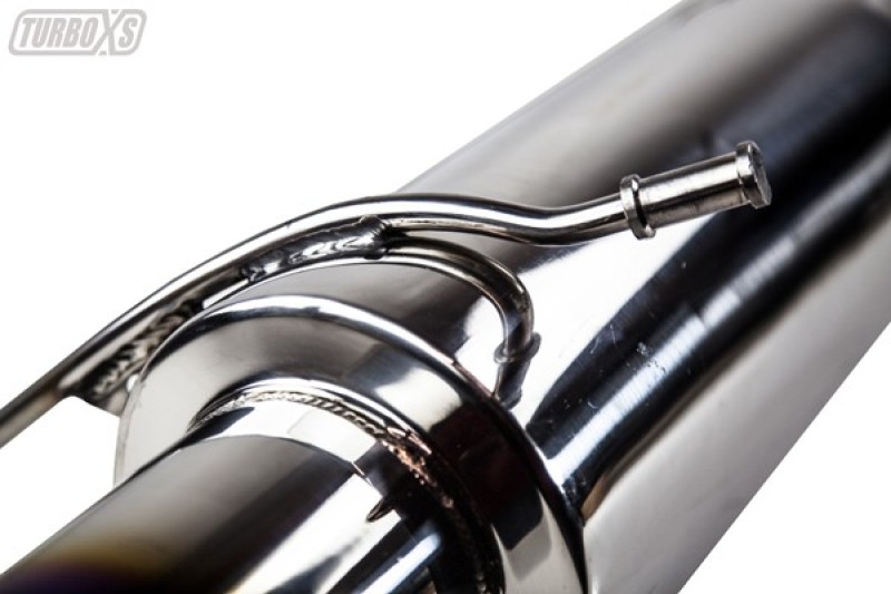 Turbo XS 02-07 WRX-STi Rear Muffler Assembly w/ Titanium Tip - Image 4