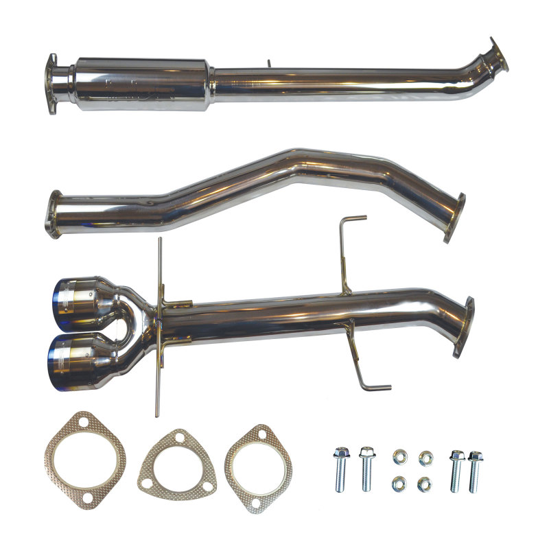 Injen 17-20 Honda Civic Si 1.5L Turbo (Sedan Only) 3in Cat-Back Stainless Steel Exhaust - Image 2