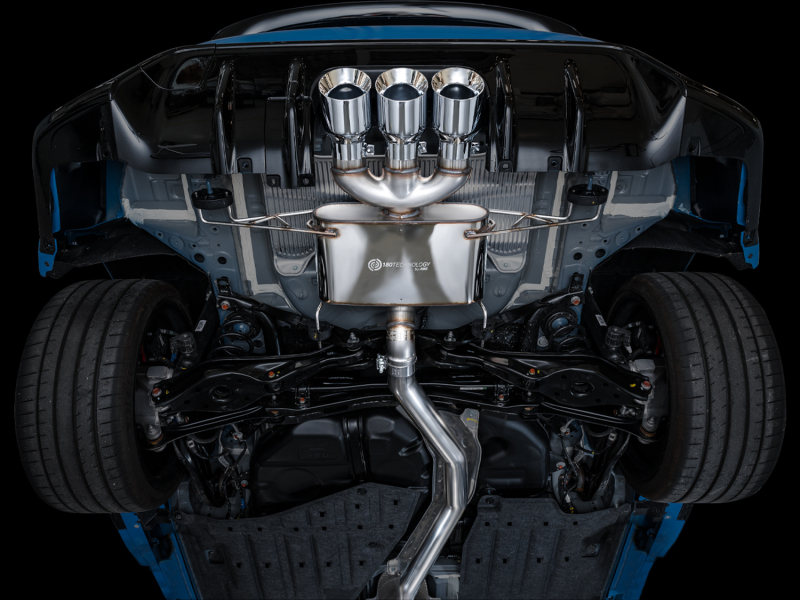 AWE Tuning 2023 Honda Civic Type R FL5 Touring Edition Exhaust w/ Triple Chrome Silver Tips - Image 2