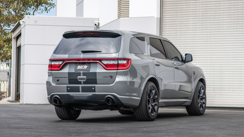 Borla 2021+ Dodge Durango SRT Hellcat 6.2L V8 AWD ATAK Cat-Back Exhaust System - Black Chrome Tips - Image 5