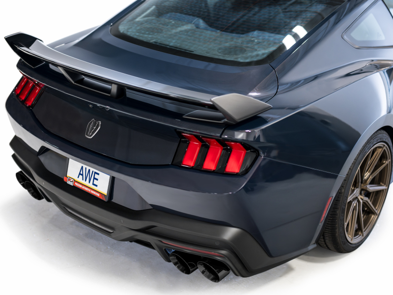 AWE 2024 Ford Mustang Dark Horse S650 RWD SwitchPath Catback Exhaust w/ Quad Diamond Black Tips - Image 7