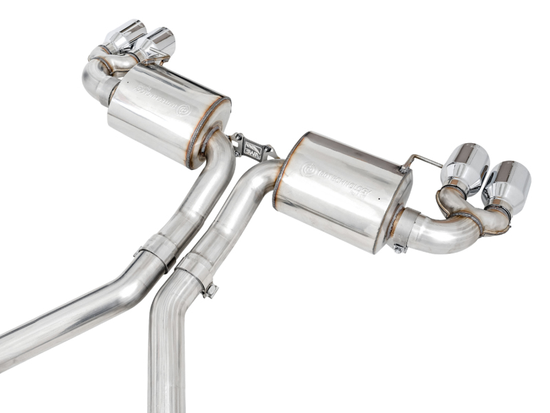 AWE Tuning 2019+ BMW M340i (G20) Non-Resonated Touring Edition Exhaust - Quad Chrome Silver Tips - Image 7