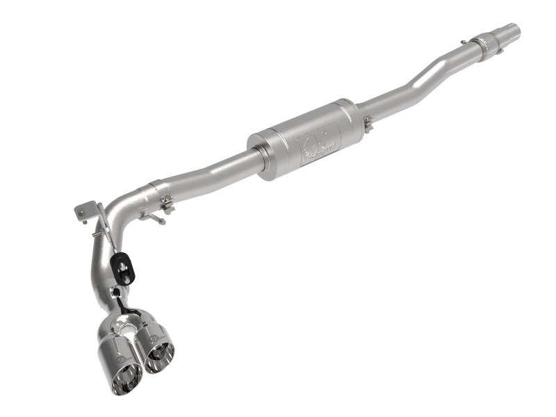 aFe Rebel Series 3in 304 SS Cat-Back Exhaust Side Exit w/ Polished Tips 19 Ford Ranger L4-2.3L (t) - Image 6