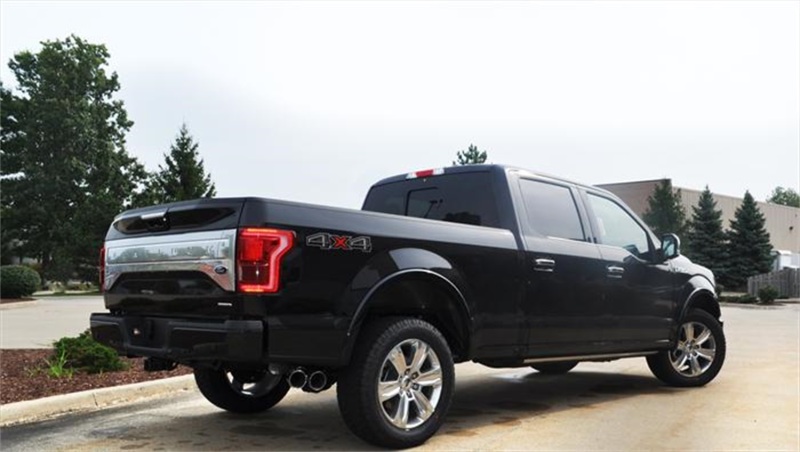 Corsa 2015-2020 Ford F-150 5.0L V8 145in Wheelbase 2.5in Resonator Delete Kit - Image 2
