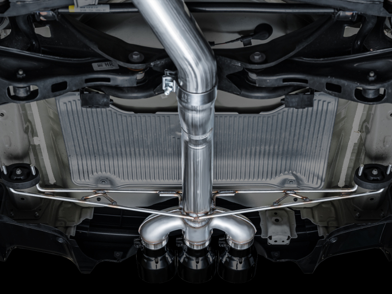 AWE Tuning 2024 Acura Integra Type S DE5 FWD Track Edition Exhaust w/ Triple Diamond Black Tips - Image 3
