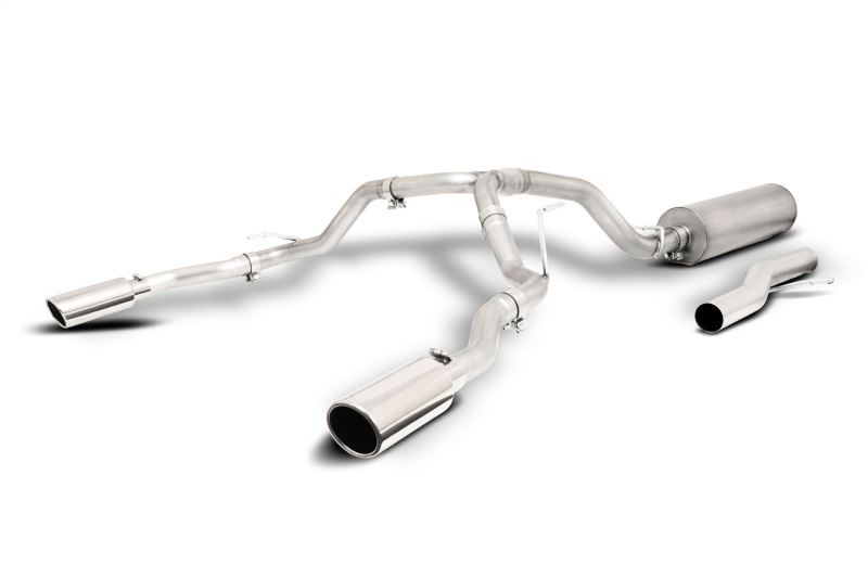 Gibson 21-22 GMC Yukon Denali/ Chevrolet Tahoe High Country 6.2L 2/4wd Cat-Back Dual Split Exhaust - Image 2