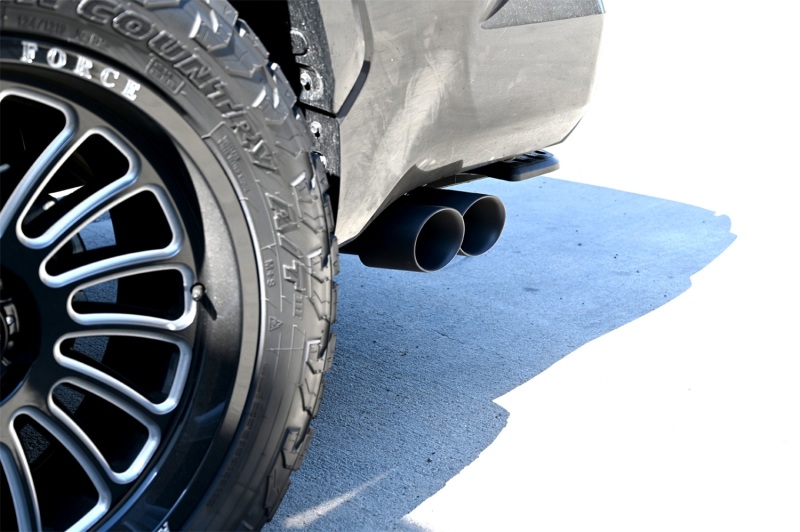 Gibson 2022 Toyota Tundra 3.5L-T V6 5.5ft bed 2.5in Cat-Back Dual Sport Exhaust - Black Elite - Image 2