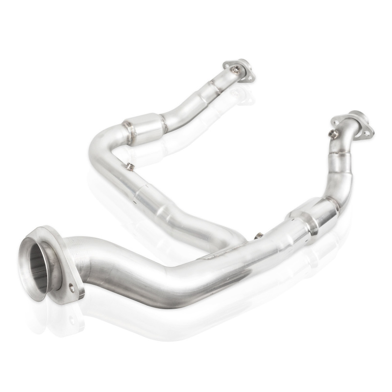 Stainless Works 15-18 F-150 3.5L Downpipe 3in High-Flow Cats Y-Pipe Factory Connection - Image 10