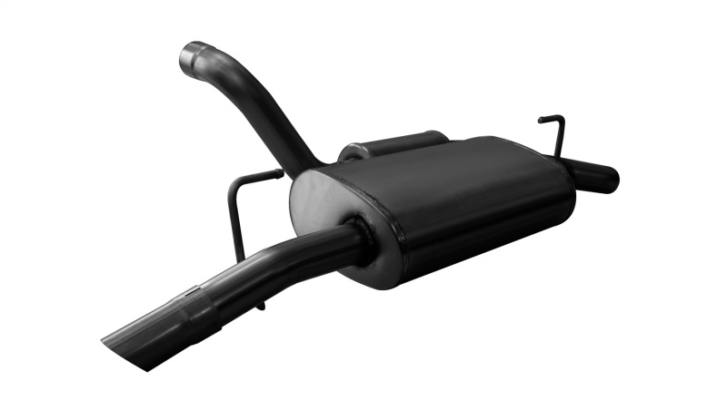 Corsa 2018-2025 Jeep Wrangler JL 2.5in Dual Rear Turn Down Exit Black Touring Axle-Back Exhaust - Image 4