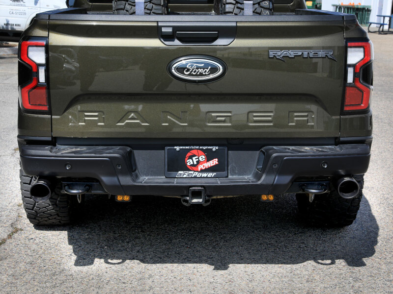 aFe Vulcan Series 3in 304SS Cat-Back Exhaust 24-25 Ford Ranger Raptor V6-3.0L (tt) w/ Black Tips - Image 6