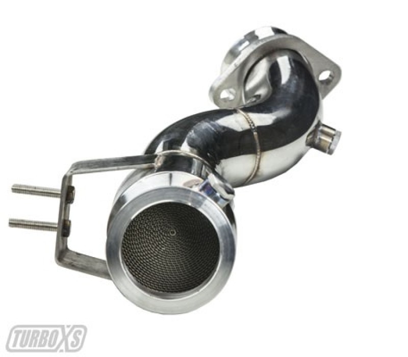 Turbo XS 2015+ Ford Mustang Ecoboost Downpipe w/ High Flow Catalytic Converter - Image 4