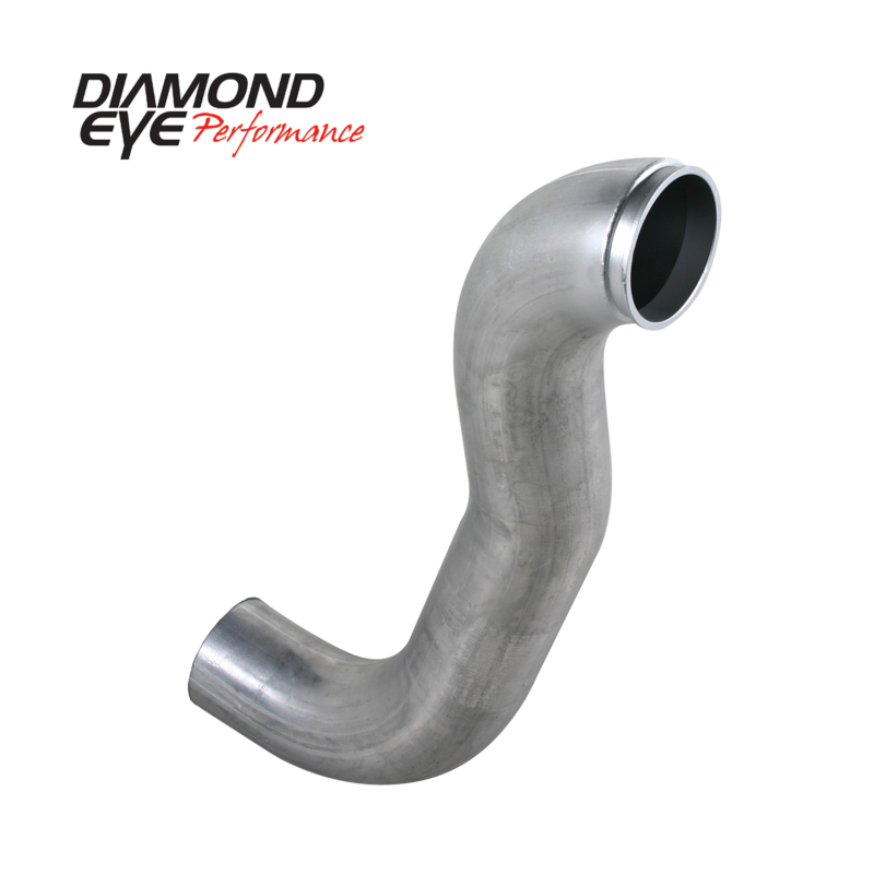 Diamond Eye Downpipe 4in TB Single W/ HX40 FLANGE AL DODGE 5.9L 2500/3500 89-93 4X4 ONLY - Image 3