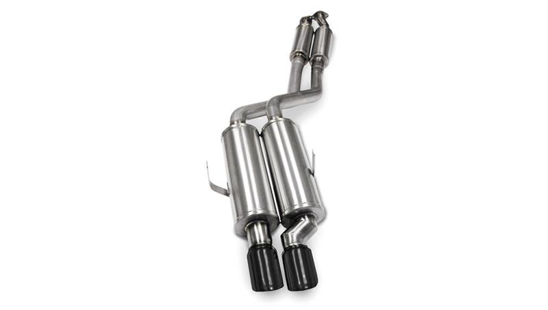 Corsa 1992-1999 BMW 325i/is Coupe E36 Black Sport Cat-Back Exhaust - Image 6