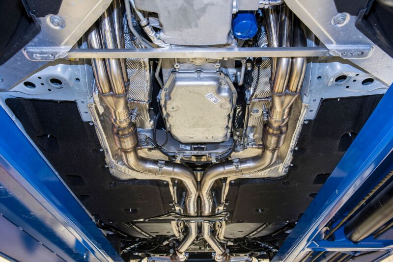 Kooks 16-22 Chevrolet Camaro SS/ZL1 2in Headers w/ GREEN Exhaust Kit Black Quad Tips - Image 9