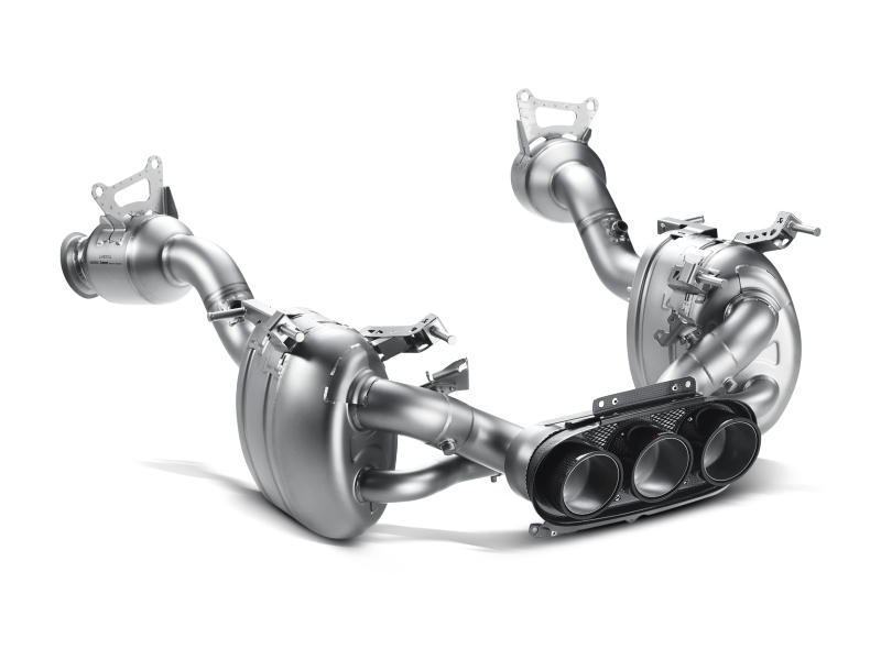 Akrapovic 10-15 Ferrari 458 Italia/458 Spyder Slip-On Line (Titanium) w/ Carbon Tips - Image 7
