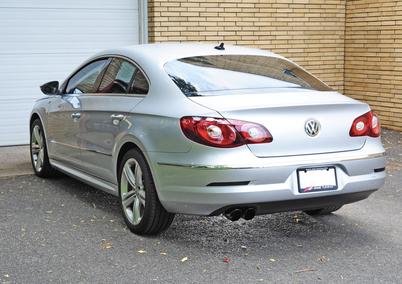 AWE Tuning VW CC 2.0T Touring Edition Performance Exhaust - Diamond Black Tips - Image 3