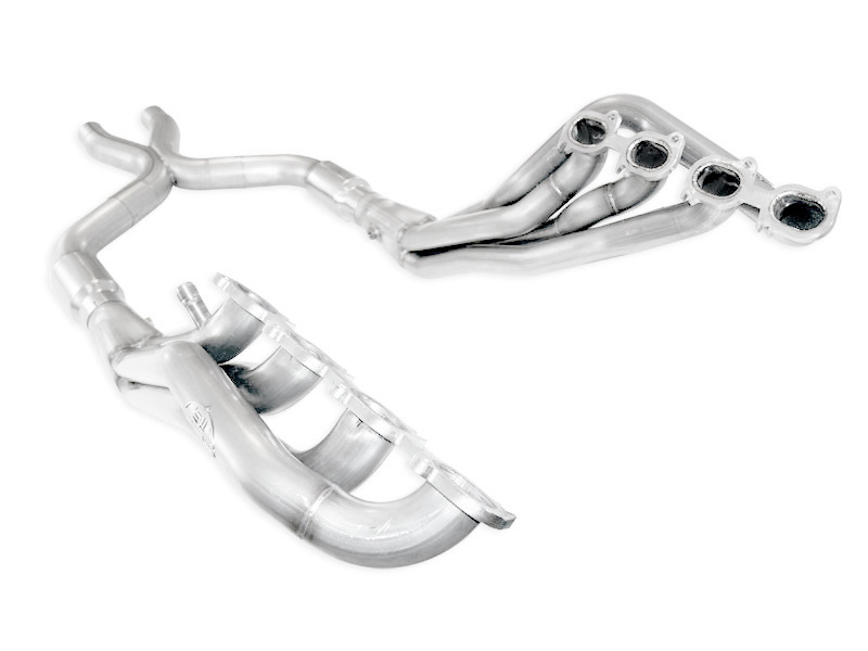Stainless Works 2007-10 Shelby GT500 Headers 1-7/8in Primaries High-Flow Cats 3in X-Pipe - Image 2
