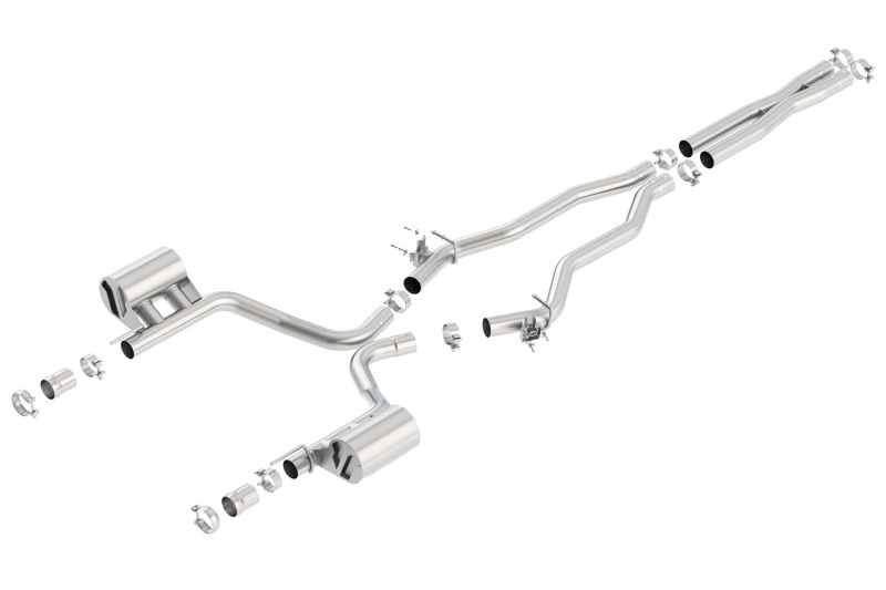 Borla 2015-2022 Charger SRT 392 / Scat Pack 6.4L Atak Catback Exhaust Single Split Rear Exit - Image 6