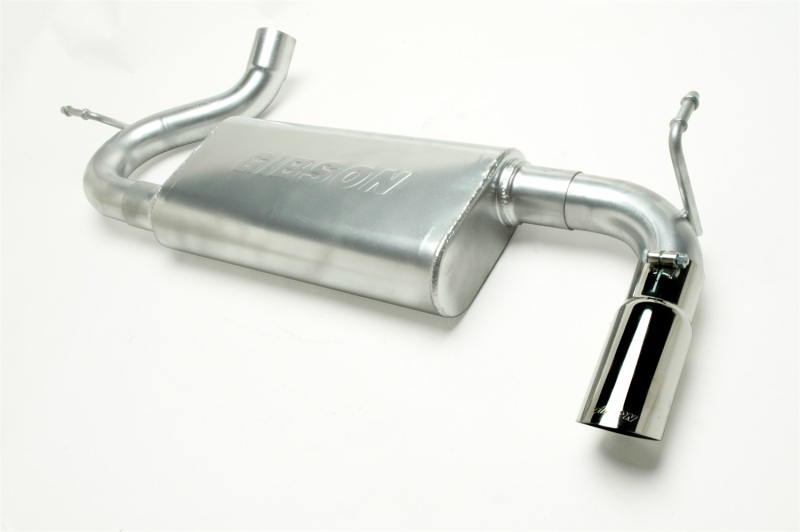 Gibson 07-17 Jeep Wrangler 3.6L Unlimited/ 07-11 Wrangler 3.8L Cat-Back Exhaust - Stainless - Image 2