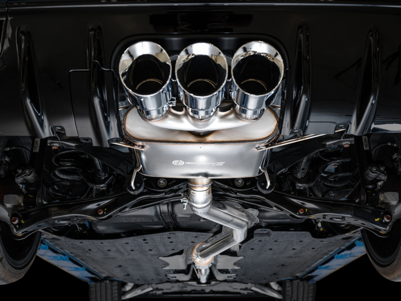AWE Tuning 2023 Honda Civic Type R FL5 Touring Edition Exhaust w/ Triple Chrome Silver Tips - Image 5