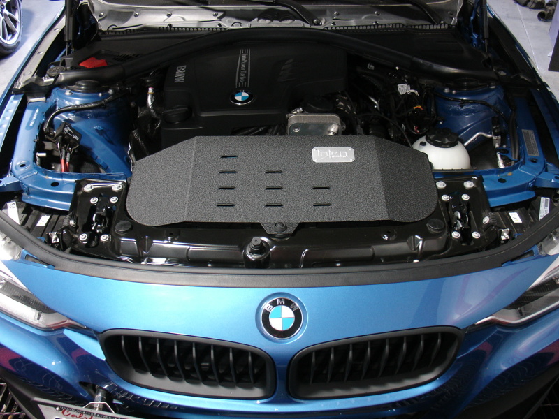 Injen 12-16 BMW 328i F30 N20/N26 2.0L (t) 4cyl Wrinkle Black Short Ram Intake w/ MR Tech & Air Box - Image 5