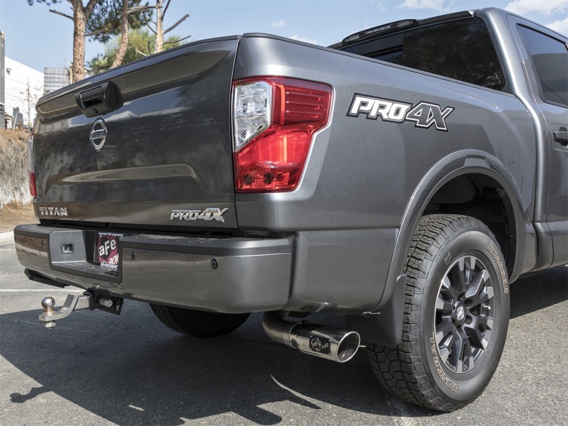 aFe MACH Force-Xp 2-1/2in Cat-Back Exhaust System w/ Polished Tip 16-17 Nissan Titan XD V8 5.6L - Image 3
