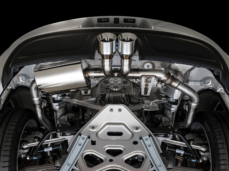AWE Tuning Porsche 718 Boxster / Cayman SwitchPath Exhaust (PSE Only) - Chrome Silver Tips - Image 4