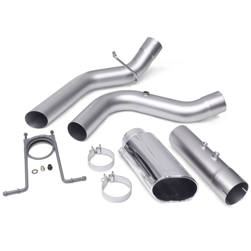 Banks Power 17+ GM Duramax L5P 2500/3500 Monster Exhaust System - SS Single Exhaust w/ Chrome Tip - Image 9
