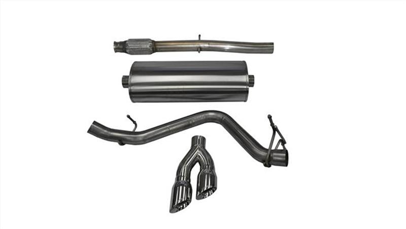 Corsa 2014-2019 Chevy Silverado 1500 5.3L V8 CC / SB 3in Single Side Exit Touring Cat-Back Exhaust - Image 6