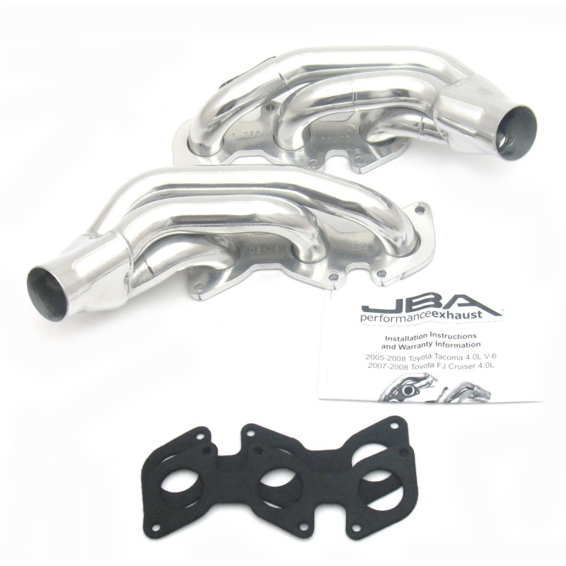 JBA 03-09 Toyota 4.0L V6 w/o A.I.R. 1-1/2in Primary Silver Ctd Cat4Ward Header - Image 2
