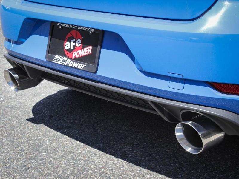 aFe MACHForce XP 3in-2.5in SS Exhaust Cat-Back 18-19 Volkswagen GTI (MK7.5) L4-2.0L (t) - Polished - Image 2