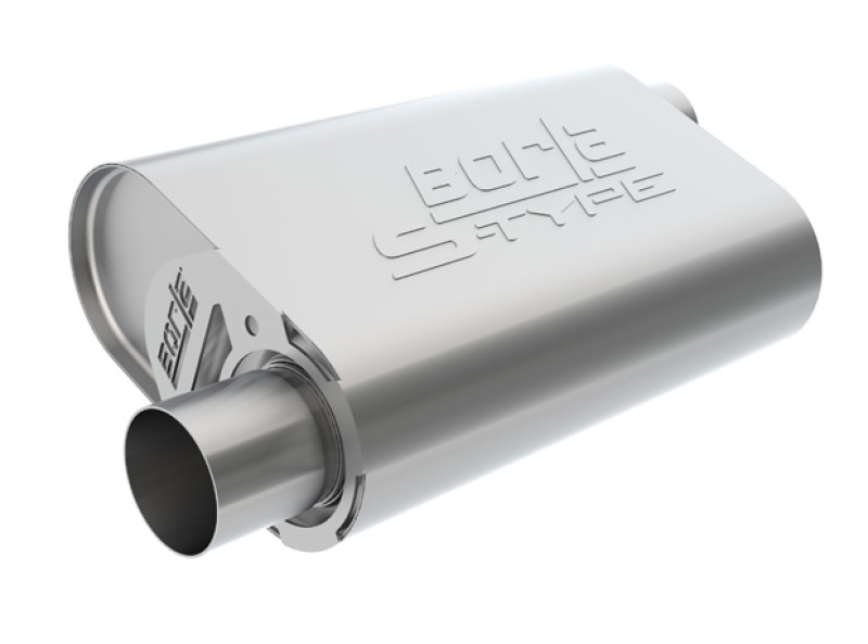 Borla CrateMuffler LS3 S-Type 2.50in Offset/Offset 14inx4.35inx9in Oval Muffler - Image 2