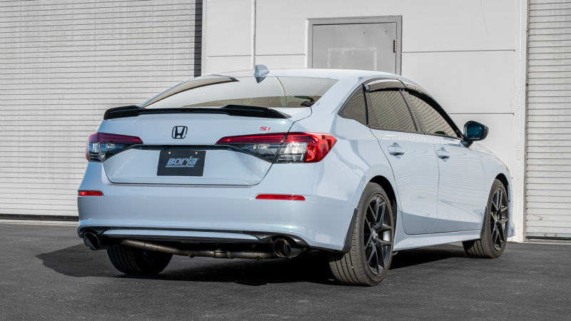 Borla 2023 Integra/22-23 Civic Si 1.5L 4 CYL. MT FWD 4DR 2.50in S-Type Catback Exhaust Black Chrome - Image 3