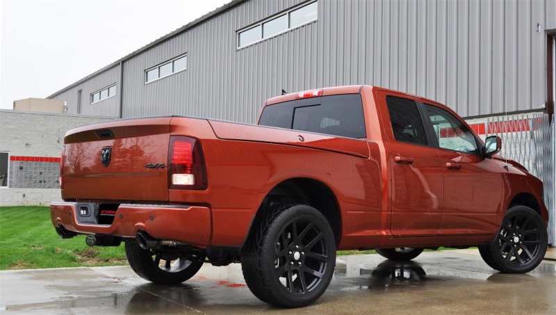 Corsa 09-18 Dodge Ram 1500 4.7L/5.7L V8 Quad/Crew Cab/Short Bed Black Dual Rear Exit Cat-Back Exhaus - Image 4