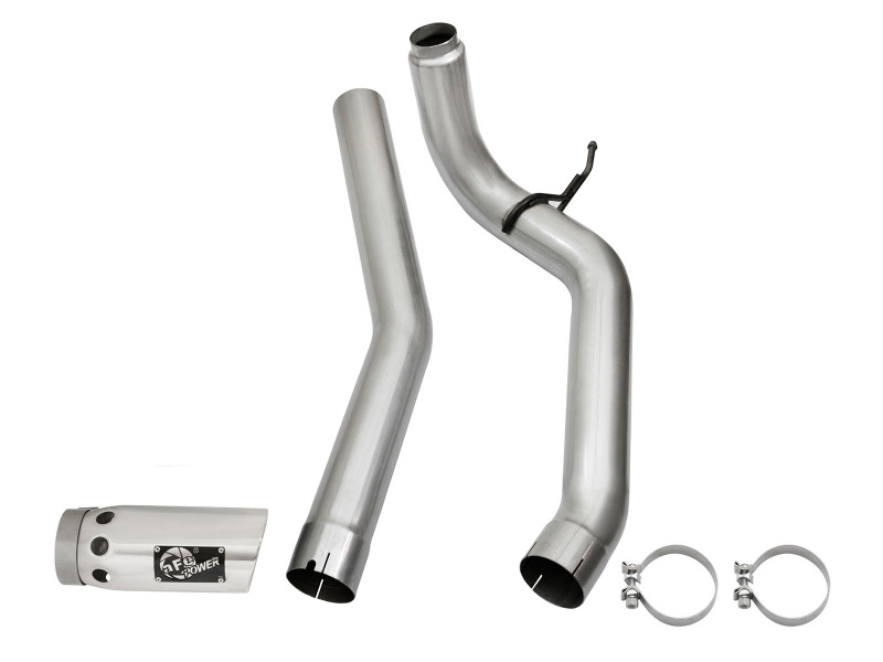 aFe LARGE Bore HD Exhausts 4in DPF-Back SS-409 2016 Nissan Titan XD V8-5.0L CC/SB (td) - Image 8