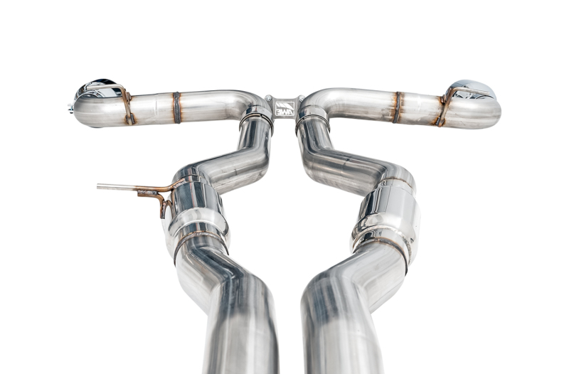 AWE Tuning 2020 Toyota Supra A90 Track Edition Exhaust - 5in Chrome Silver Tips - Image 4