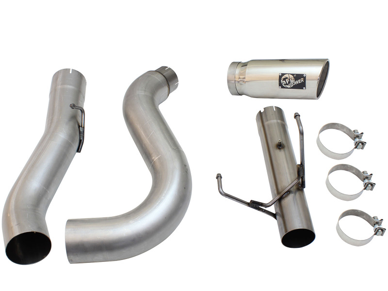 aFe MACHForce XP Exhaust Large Bore 5in DPF-Back SS 13-15 Dodge Trucks L6-6.7L (td) *Polish Tip - Image 8
