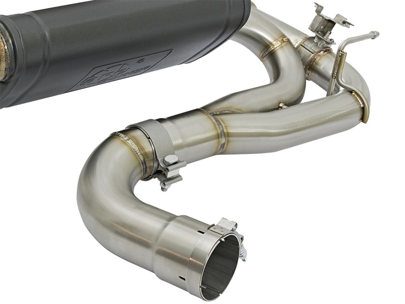 aFe MACHForce XP 16-17 BMW 340i/iX 440i/iX L6-3.0L (t) SS Axle-Back Exhaust w/Polished Tips - Image 2