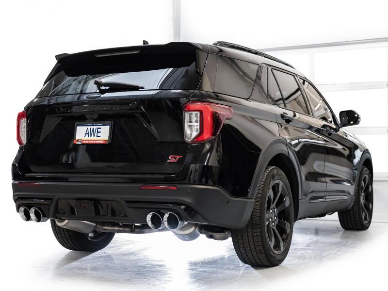 AWE Tuning 2020+ Ford Explorer ST Touring Edition Exhaust w/ Chrome Silver Tips - Image 8